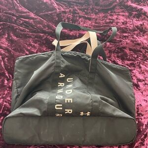 Under Armour Black and Tan Tote Bag